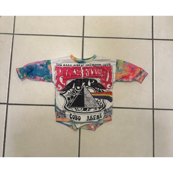 Vintage Pink Floyd Dark Side of the Moon Concert Toddler Top 2T - Picture 3 of 5